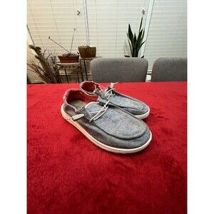 Hey Dude Wendy Chambray Braid Indigo Sneaker Slip On Women's Sizes US Size 7